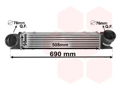 VAN WEZEL Интеркулер 06004482